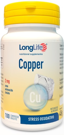 [905366631] LONGLIFE COPPER 2 MG 100 COMPRESSE