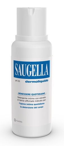 [908960711] SAUGELLA DERMOLIQUIDO PH 3,5 DETERGENTE INTIMO BENESSERE QUOTIDIANO 250 ML