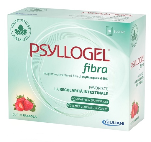 [909748675] PSYLLOGEL FIBRA FRAGOLA 20 BUSTINE