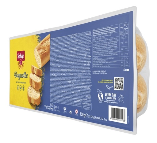 [920000876] SCHAR BAGUETTE SENZA LATTOSIO 2 X 175 G
