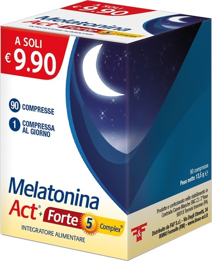 [924451901] MELATONINA ACT+FORTE 5 COMPLEX 90 COMPRESSE