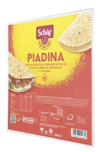 [926859885] SCHAR PIADINA 3 PEZZI DA 80 G