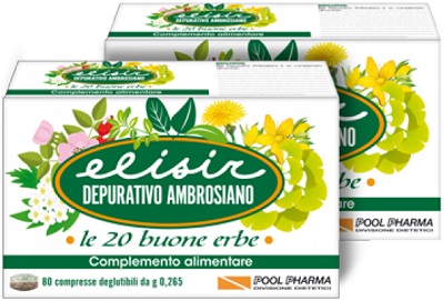 [932043209] ELISIR DEPURATIVO AMBROSIANO 20 COMPRESSE 5,3 G