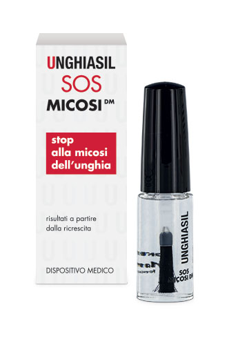 [933933362] ANTIMICOTICO UNGHIASIL SOS MICOSI IN FLACONE DI VETRO 5 ML CON PENNELLO APPLICATORE + ASTUCCIO