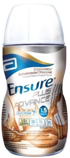 [935722088] ENSURE PLUS ADVANCE CIOCCOLATO 4 BOTTIGLIE DA 220 ML