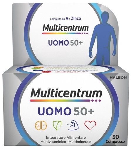 [938657071] MULTICENTRUM UOMO 50+ 30 COMPRESSE