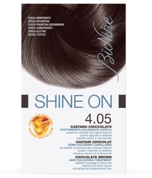 [970540340] BIONIKE SHINE ON TRATTAMENTO COLORANTE CAPELLI CASTANO CIOCCOLATO 4.05
