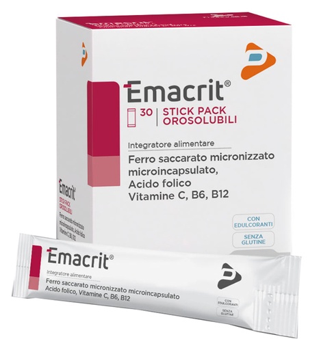[980629695] EMACRIT OROSOLUBILE 30 STICK PACK